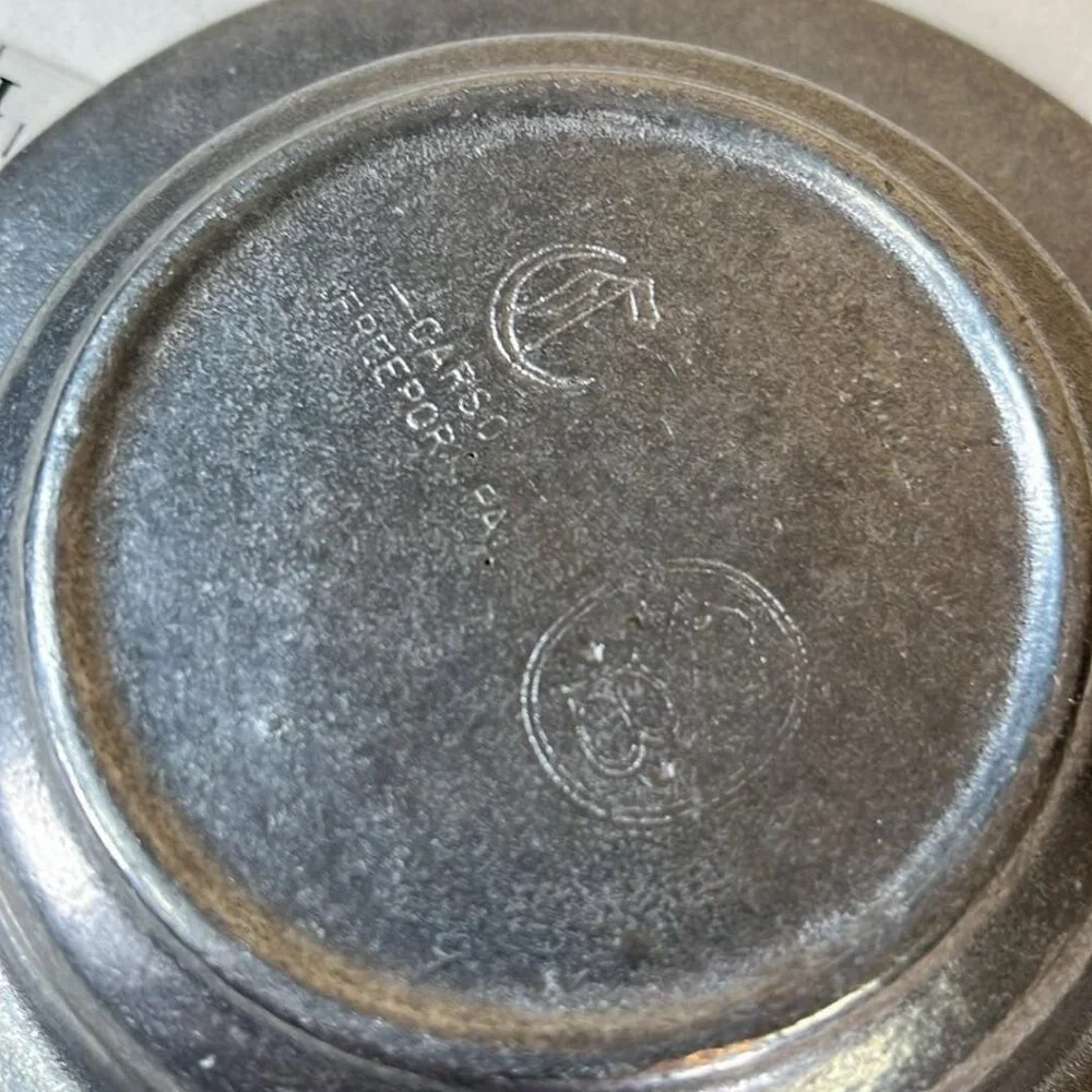 Vintage Carso Pewter Like Nutcracker Dish Mancave Renaissance Props Tavern‎ Pub